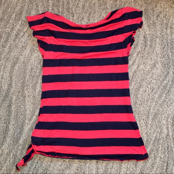 Splendid Striped Side-Tie T-Shirt - Picture 4 of 4